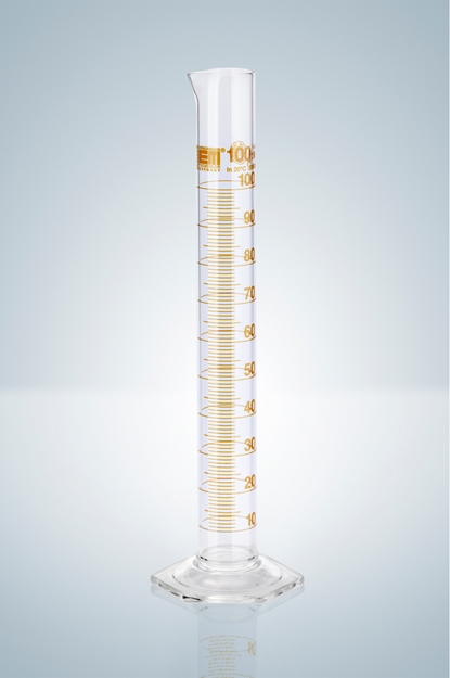 Measuring cylinder, class A, brown graduation
